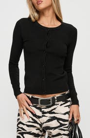 Princess Polly Lauraine Crewneck Cardigan