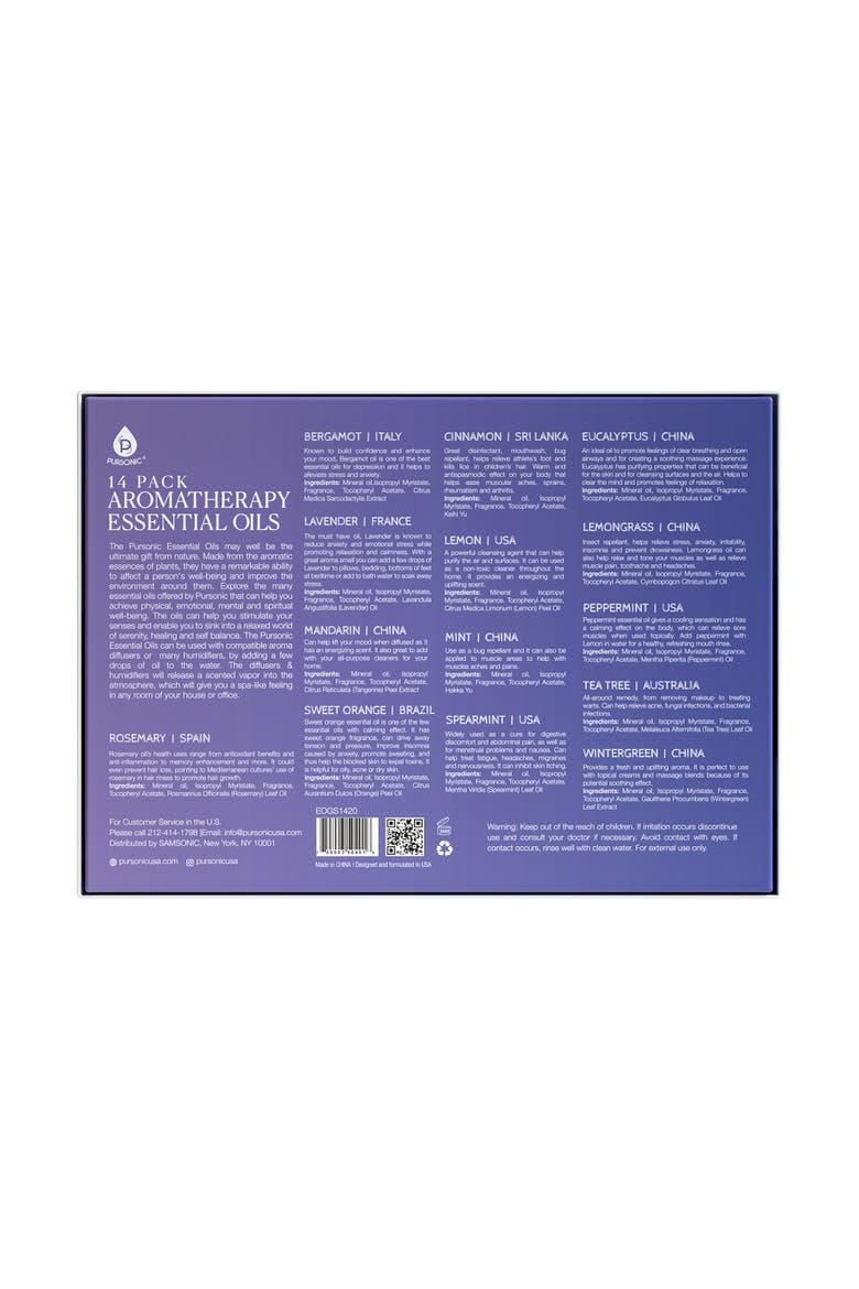14 Pack Aromatherapy Essential Oil Gift Set., Alternate, color, Multicolor