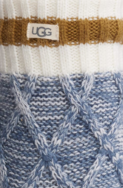 Ugg(r) Deedee Fleece Lined Quarter Crew Socks In Multi