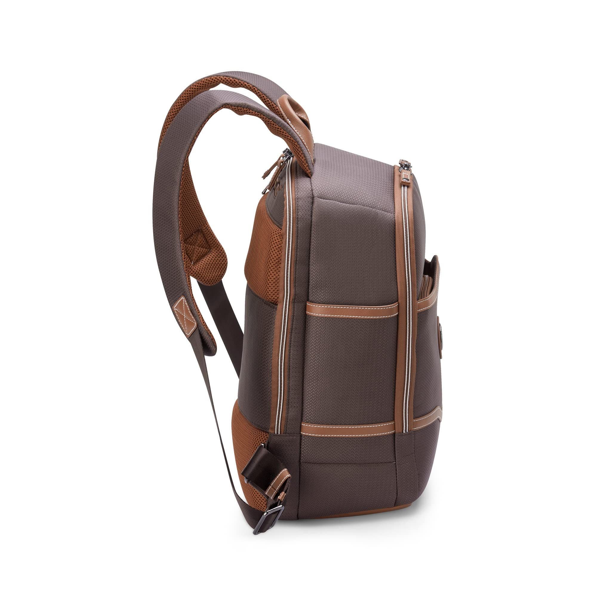Delsey Paris Chatelet Air 2.0 Travel Laptop Backpack, Alternate, color, Brown