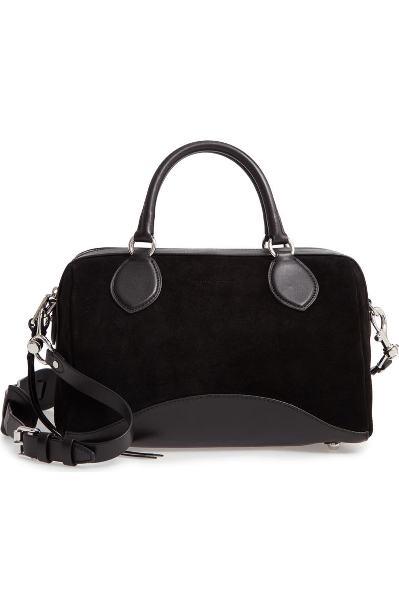 Rebecca Minkoff Pippa Suede Duffle Bag, Main, color,