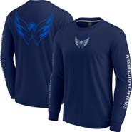 FANATICS Men's Fanatics Navy Washington Capitals Elements Strive Long Sleeve T-Shirt