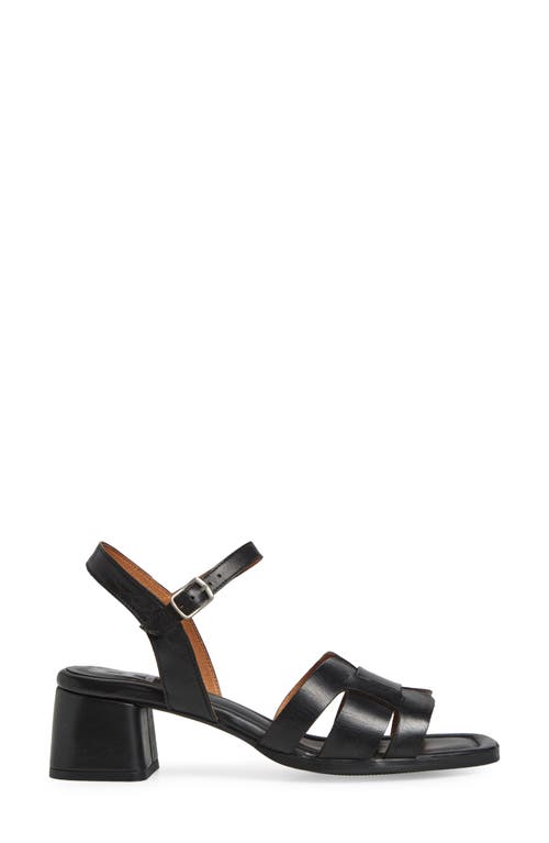 Miz Mooz Oakley Block Heel Sandal In Black