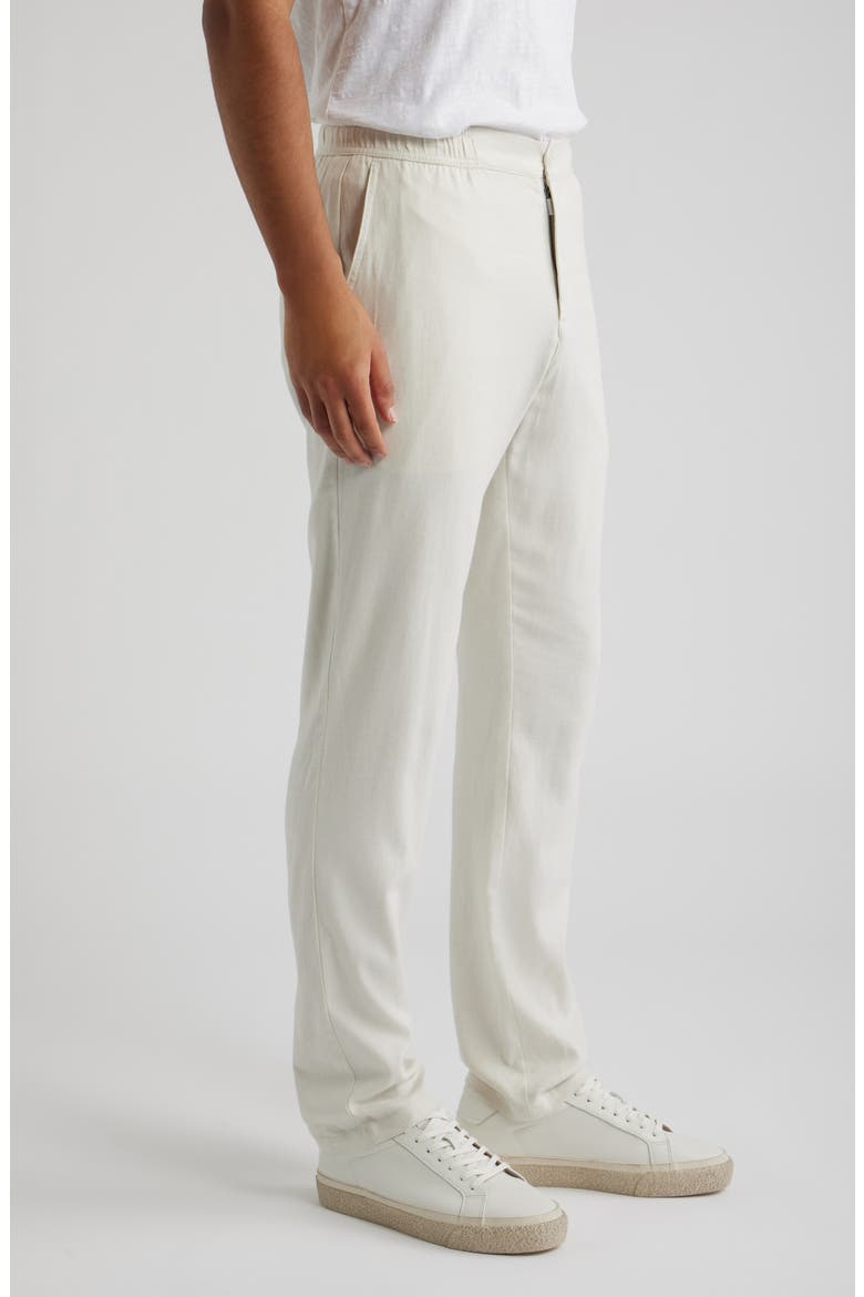 Aerolinen Linen Blend Pants, Alternate, color, IVORY