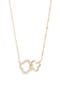 Linked Clover Pendant Necklace