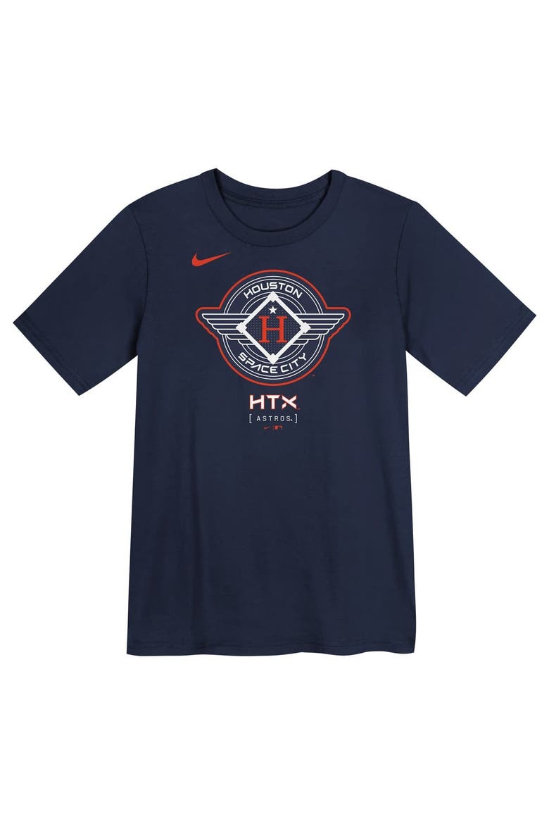 Preschool Nike  Navy Houston Astros 2025 City Connect T-Shirt, Alternate, color, Navy