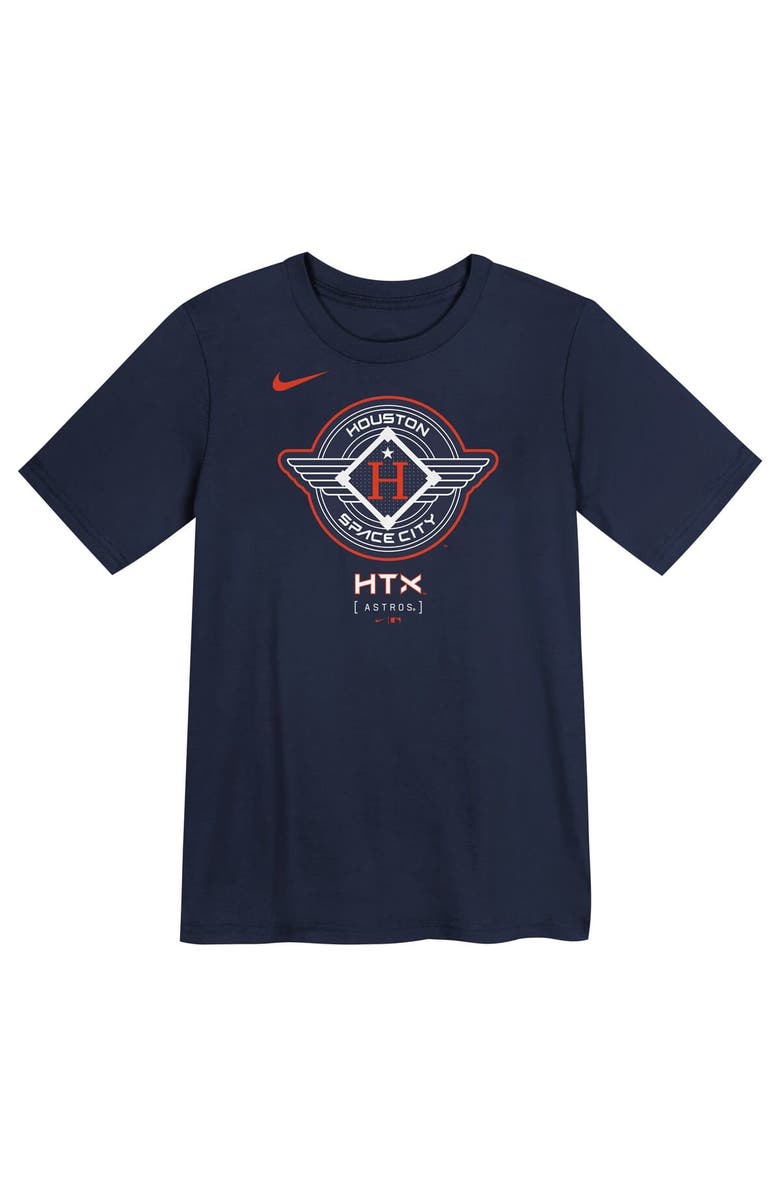 Nike Preschool Nike Navy Houston Astros 2025 City Connect T-Shirt, Alternate, color, Navy