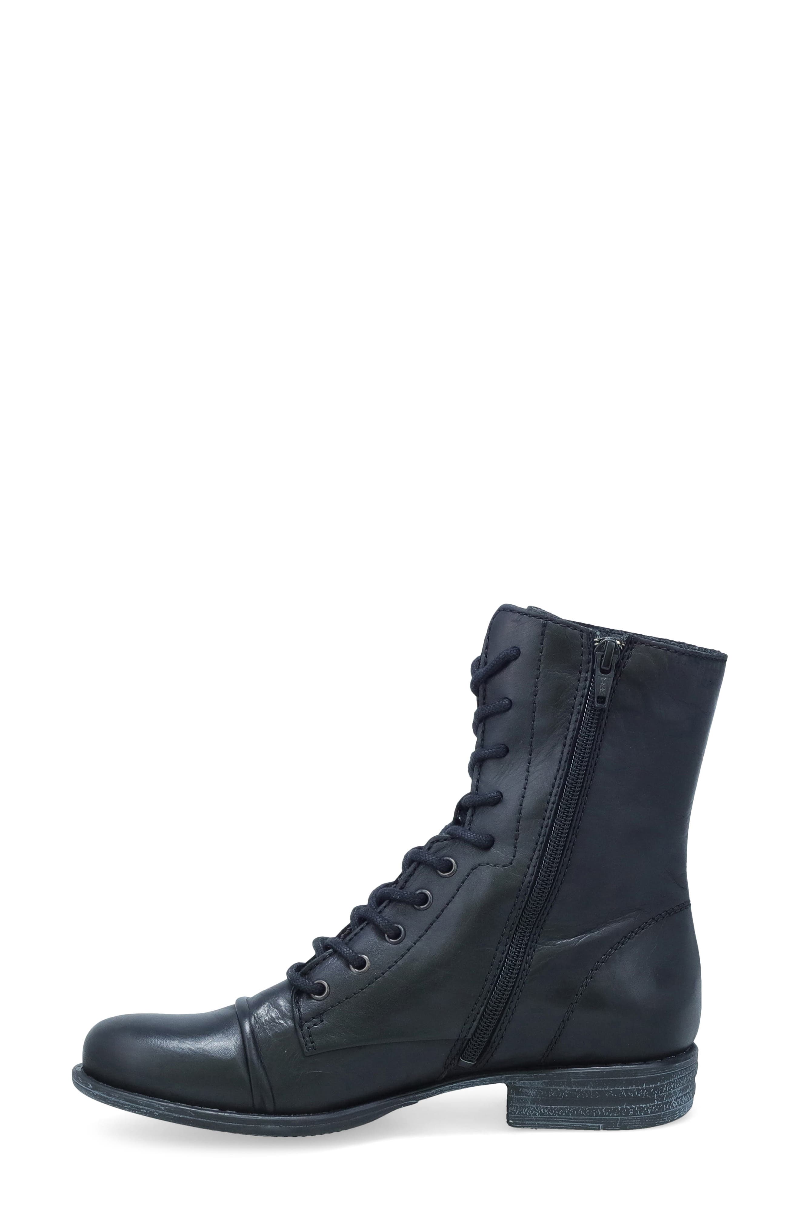 Miz Mooz Lukas Lace-Up Bootie, Alternate, color, Black