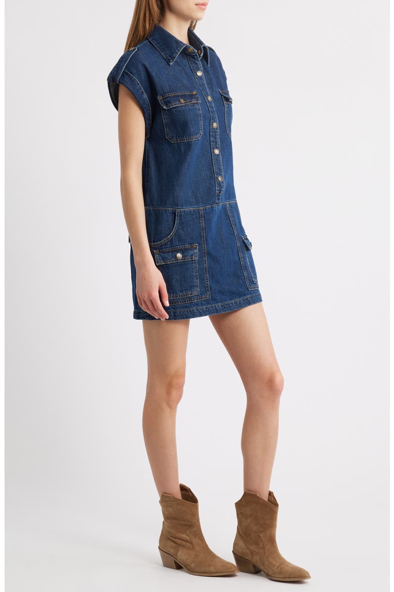 The Arizona Denim Dress, Alternate, color, HERITAGE RINSE