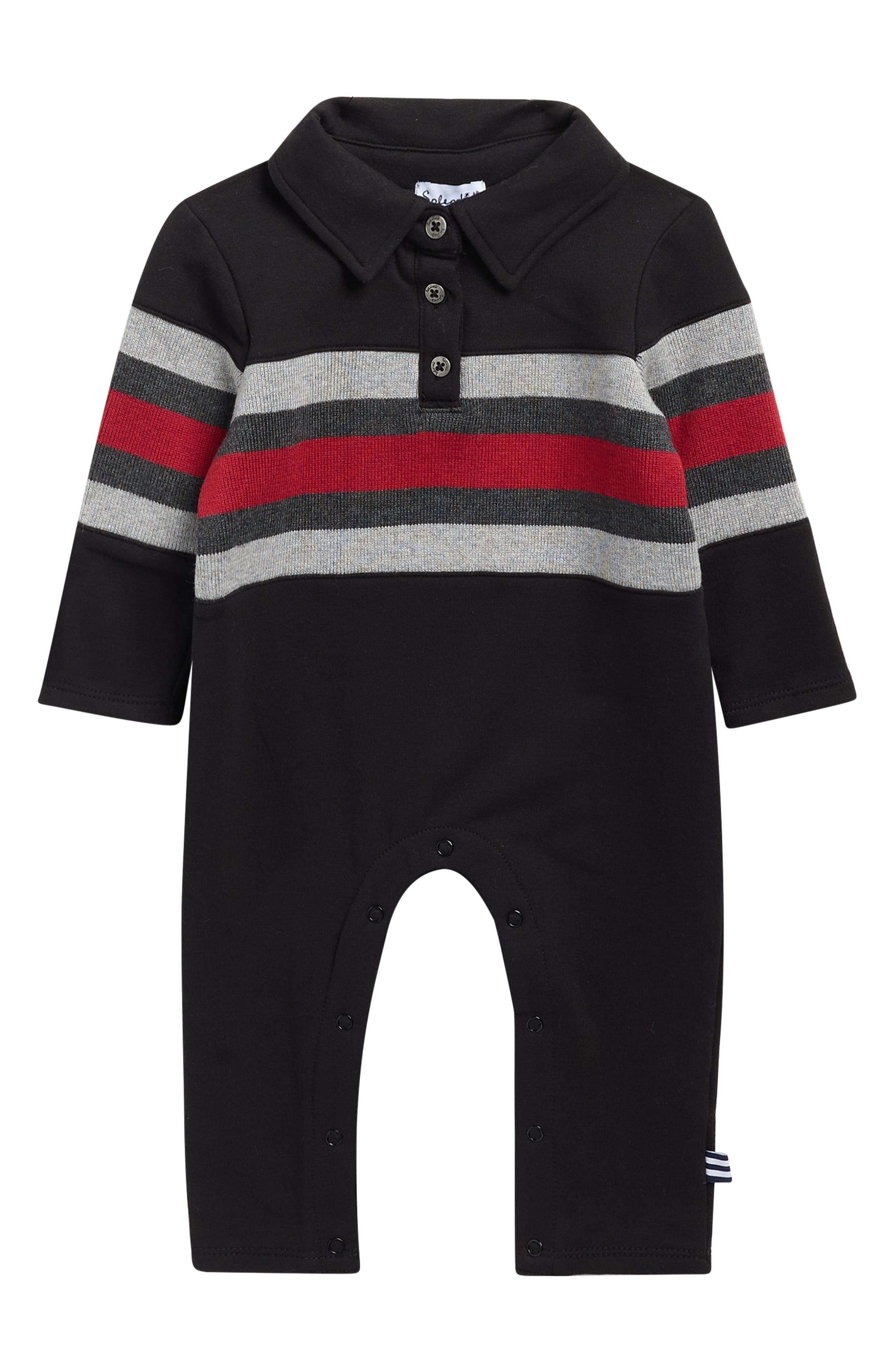 Splendid Stripe Polo Romper