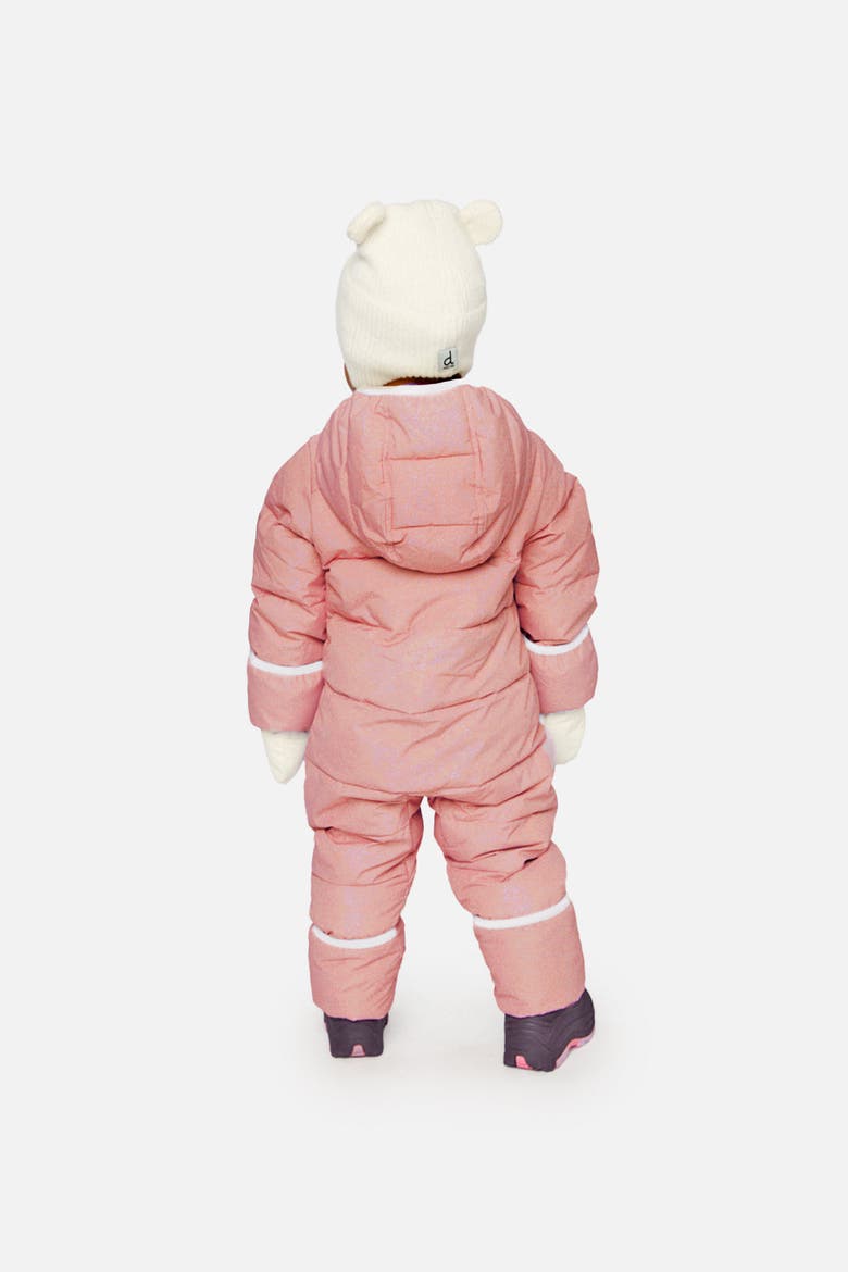 Cloud Car Seat Adapted Fleece-Lined One Piece Snowsuit, Alternate, color, Pale Dusty Pink