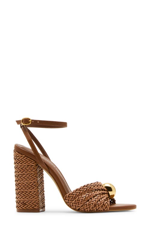 Steve Madden Cheyla Ankle Strap Sandal In Brown