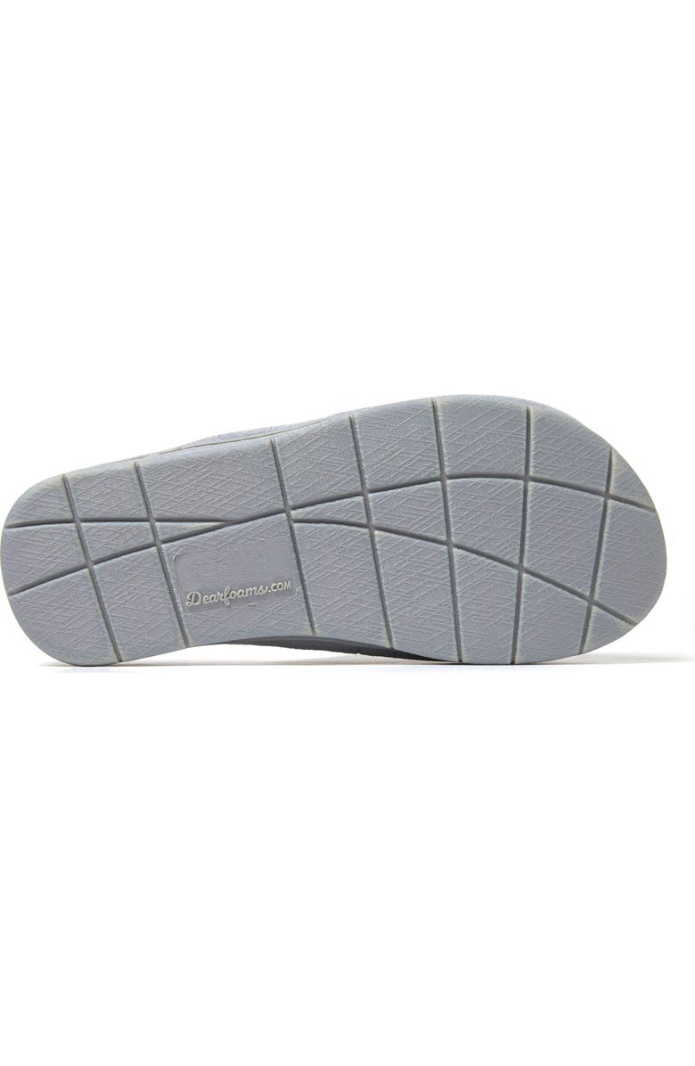 DEARFOAMS Mickey Terry Adjustable Shower Slide Slipper, Alternate, color, Sleet