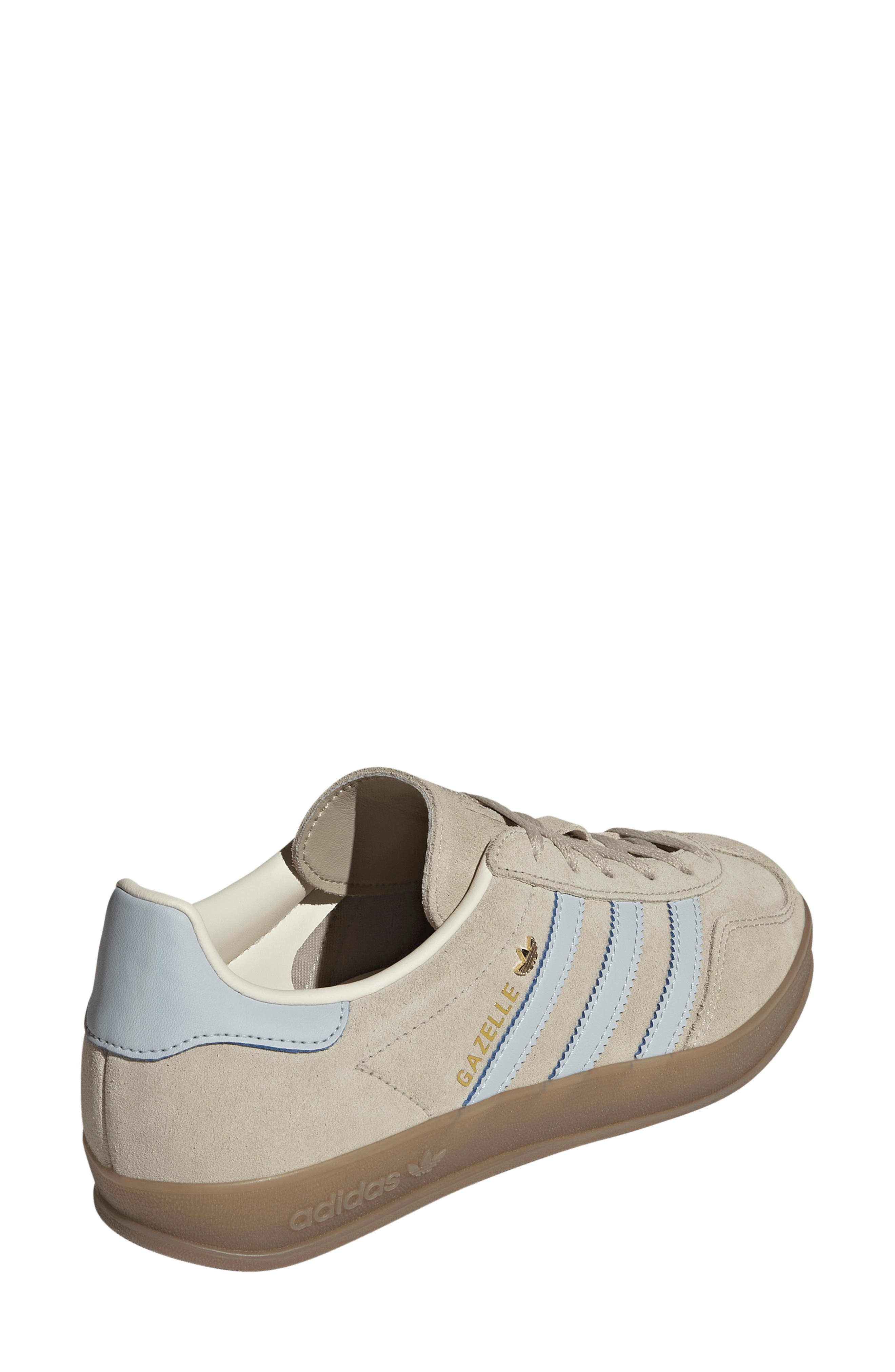 Gazelle Indoor Sneaker, Alternate, color, WONDER BEIGE/ HALO BLUE/ GUM5