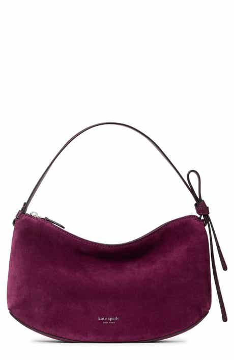 loop suede shoulder bag