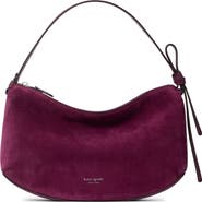Kate Spade New York loop suede shoulder bag