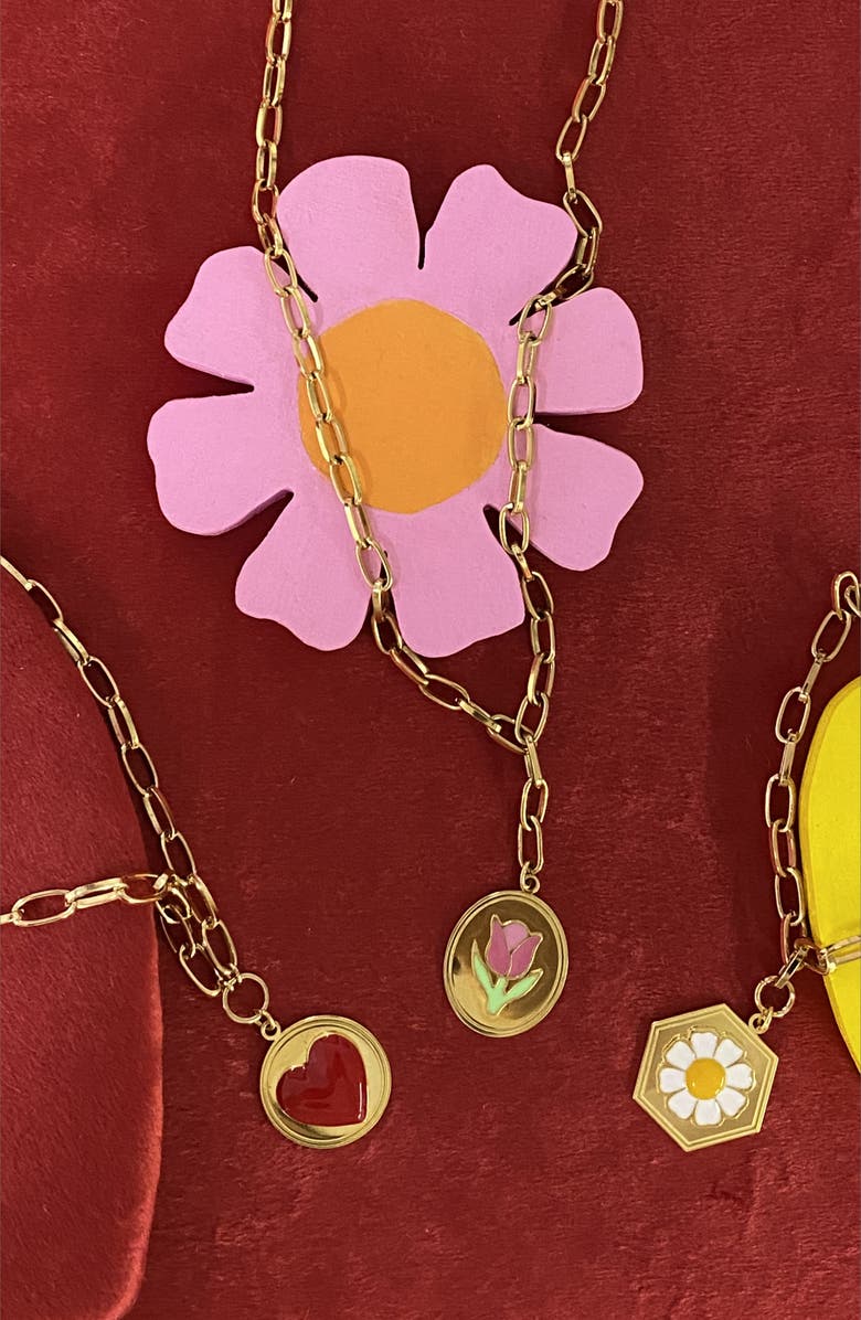 Wilhelmina Garcia Heart Pendant Necklace, Alternate, color,