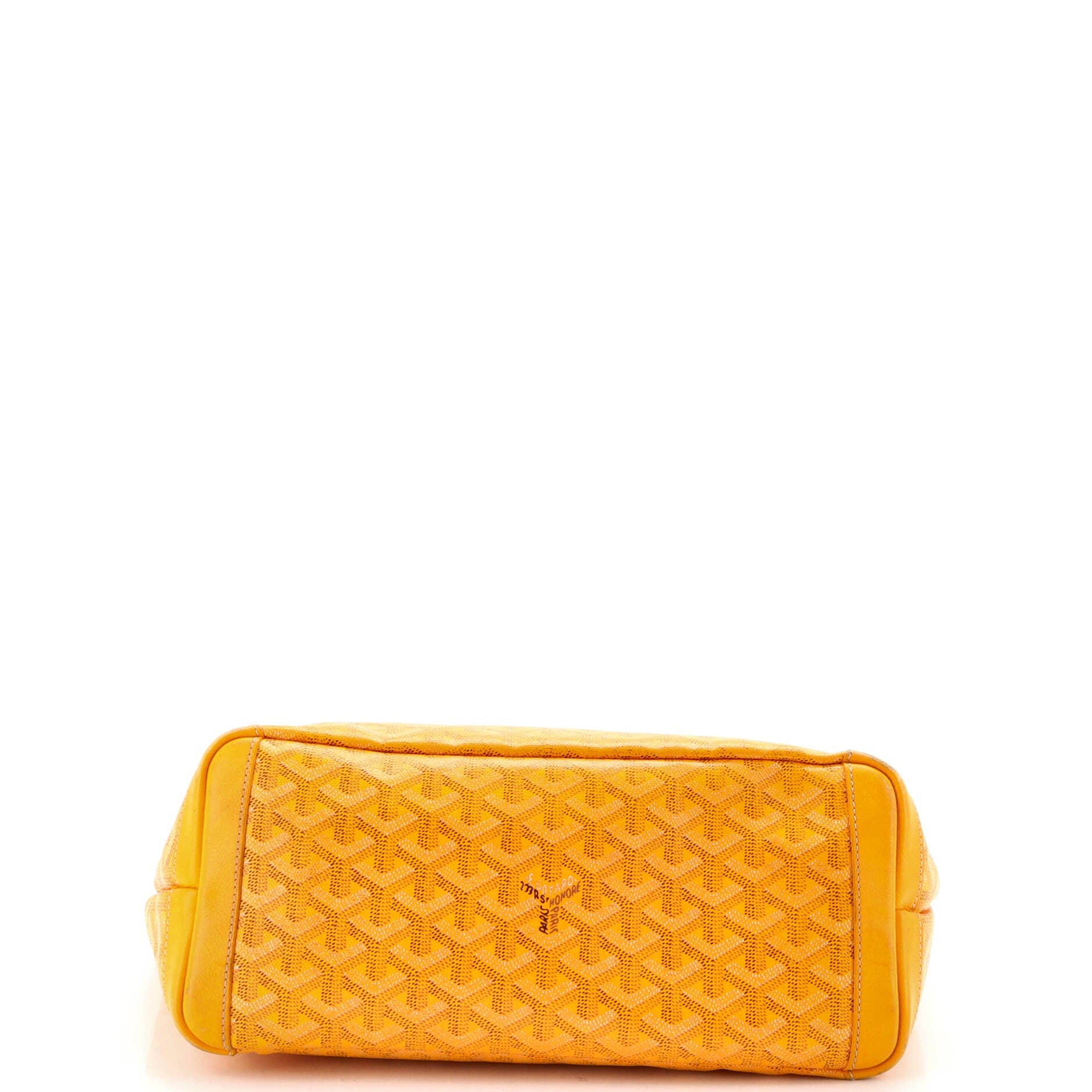 Pre-Owned Goyard Artois Tote Coated Canvas PM, Alternate, color, Yellow