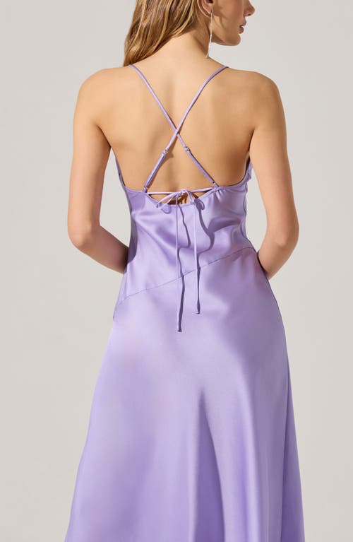 Astr The Label Cowl Neck Slipdress In Lavender