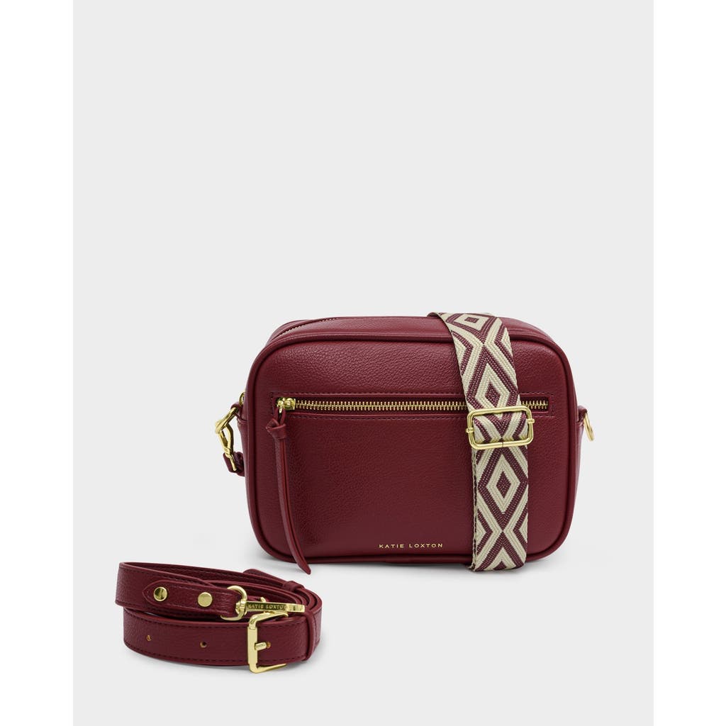Katie Loxton Hallie Crossbody Bag In Burgundy