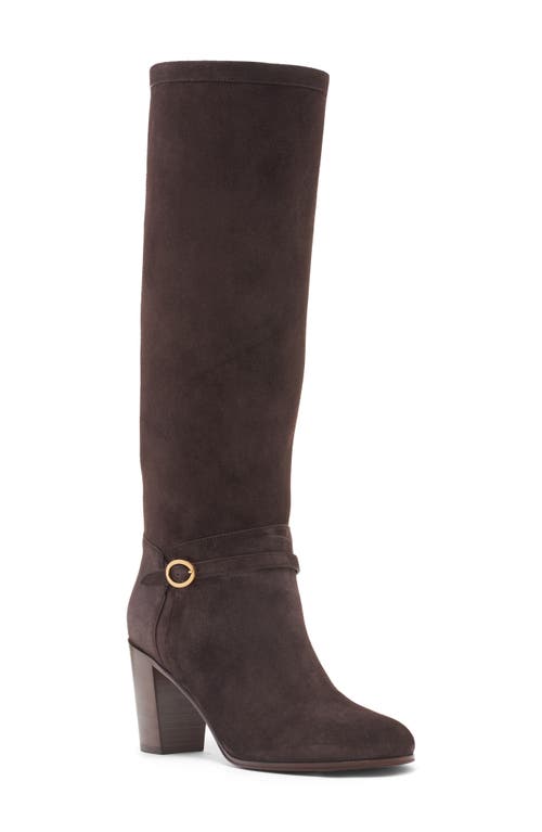 Valentino Garavani Pattie Crust Leather Boot 75mm Woman Brown 42