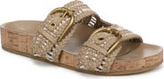 Veronica Beard Prue Woven Two Strap Sandal