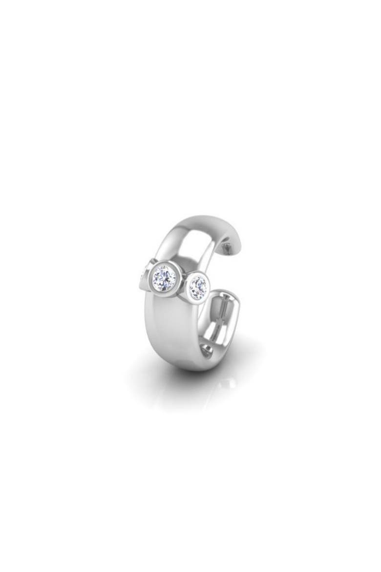 180 Mid Ear Cuff, Main, color, Silver
