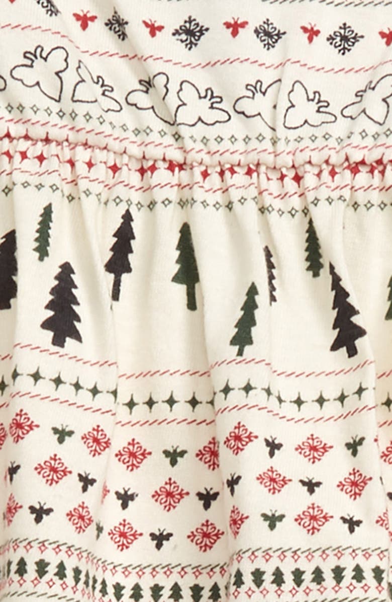Burt's Bees Baby Festive Print Tunic & Footed Leggings Set, Alternate, color, 