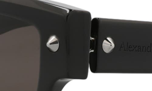 Alexander Mcqueen Mcqueen 53mm Square Sunglasses In Black