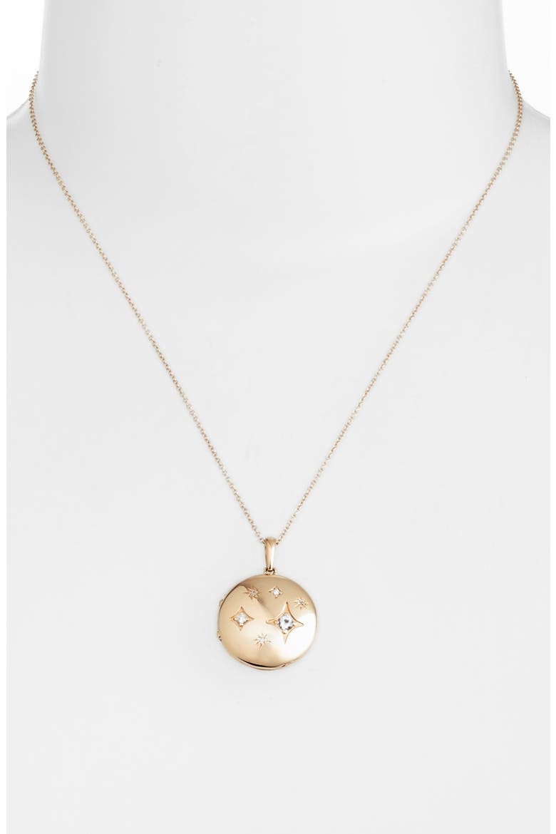 Gothic Constellation Pendant Necklace, Alternate, color, YELLOW GOLD