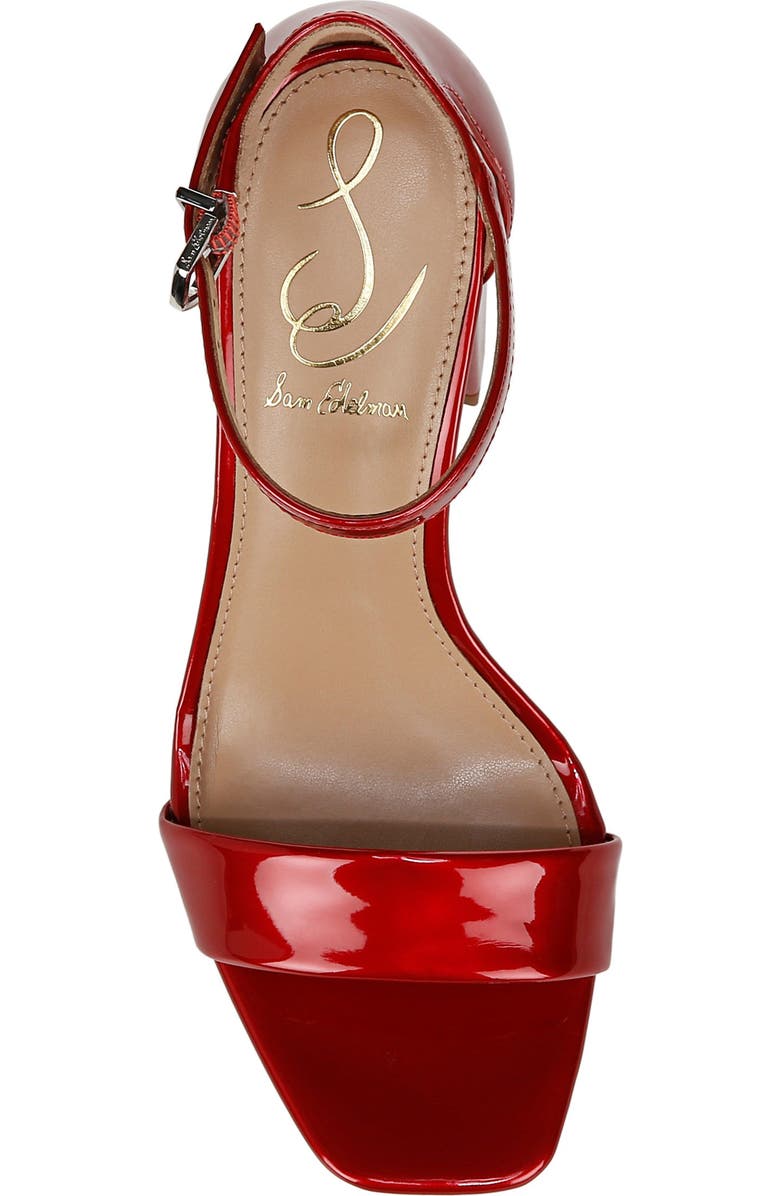 Sam Edelman Daniella Ankle Strap Sandal, Alternate, color, Passion Red