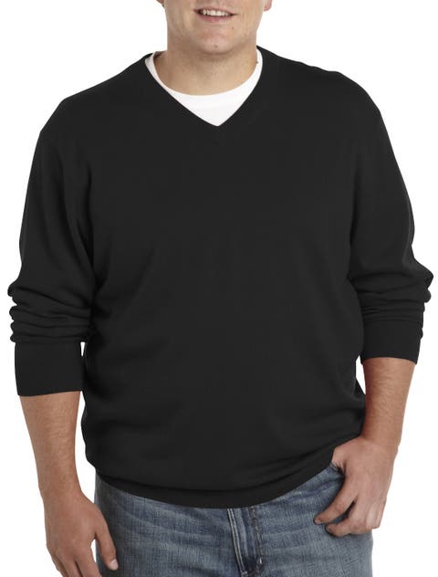 Big & Tall Cashmere Blend V-Neck Sweater