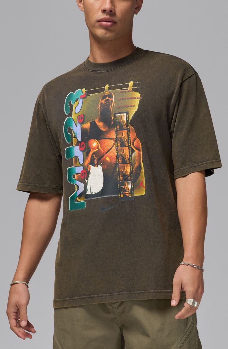 Jordan Retro Cotton Graphic T-Shirt, Main, color,