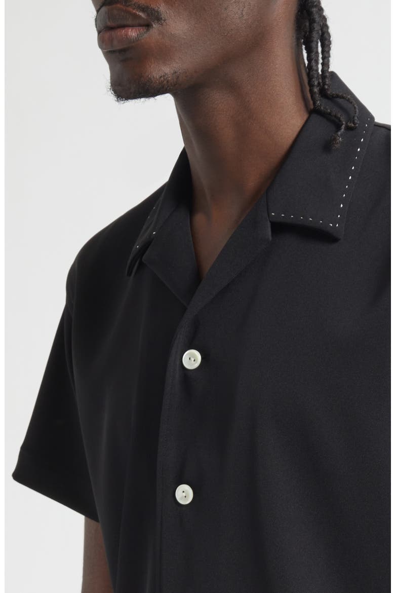 Avenue Camp Shirt, Alternate, color, BLACK
