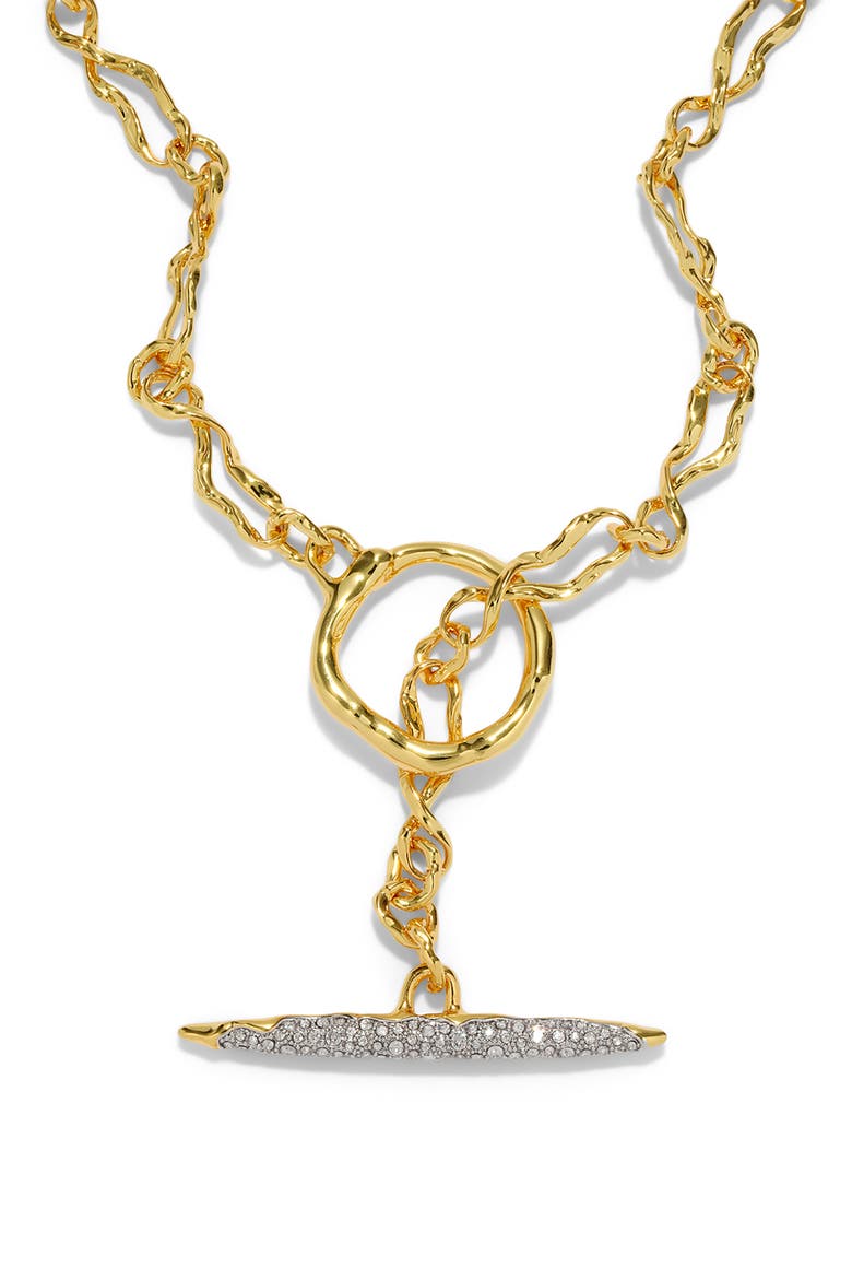 Solanales Crystal Toggle Pendant Necklace, Alternate, color, CRYSTALS