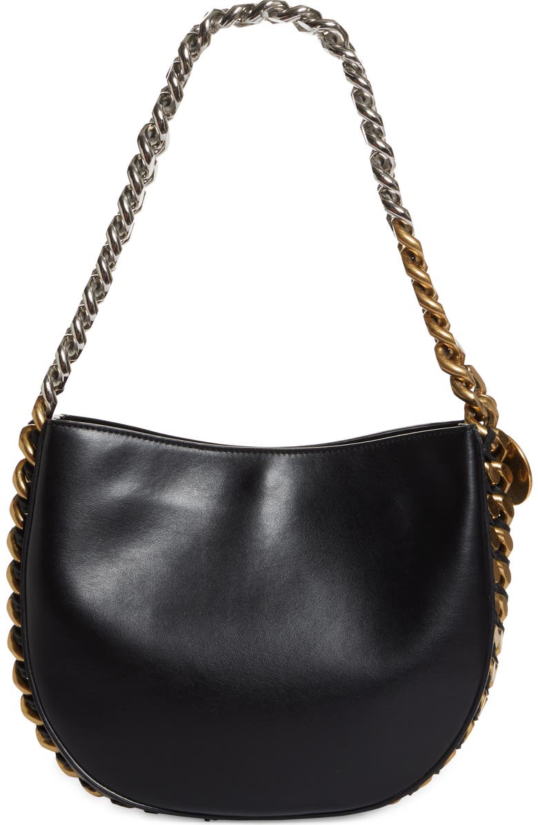 Stella McCartney Medium Frayme Faux Leather Shoulder Bag, Alternate, color,