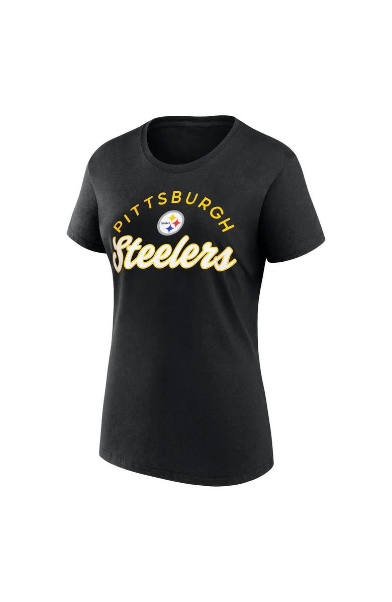 FANATICS Women's Fanatics Black Pittsburgh Steelers Primary Component T-Shirt, Alternate, color, Black
