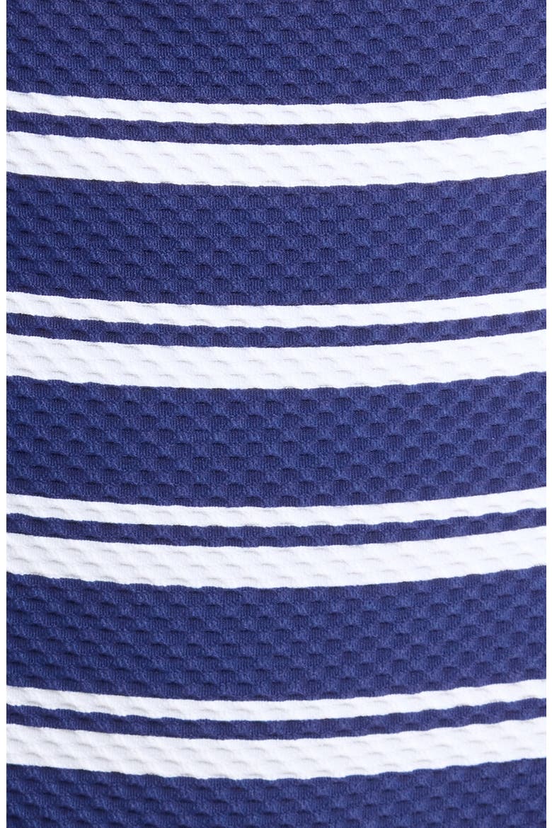 Biarritz Panelled High Waist Bikini Bottoms, Alternate, color, FRENCH NAVY