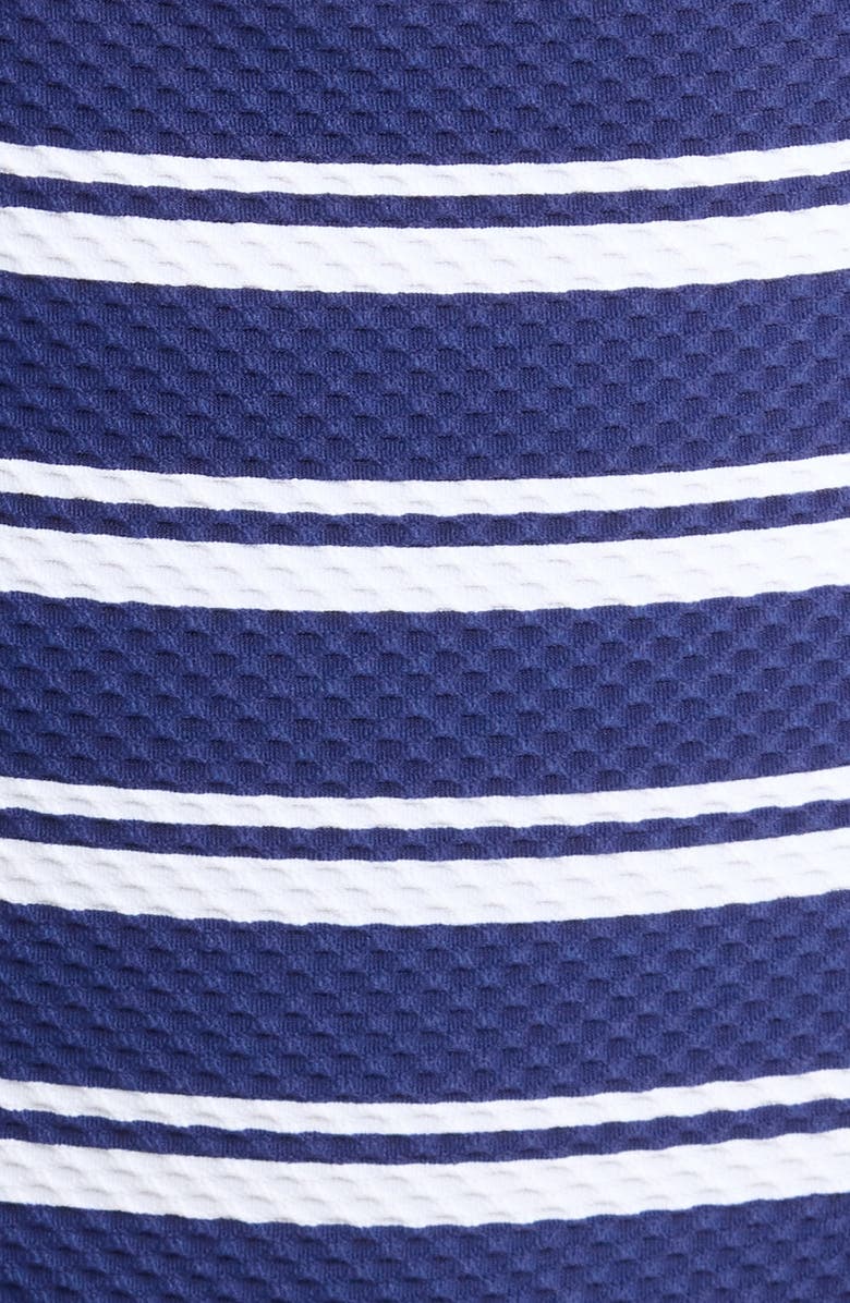 Sea Level Biarritz Panelled High Waist Bikini Bottoms, Alternate, color, French Navy