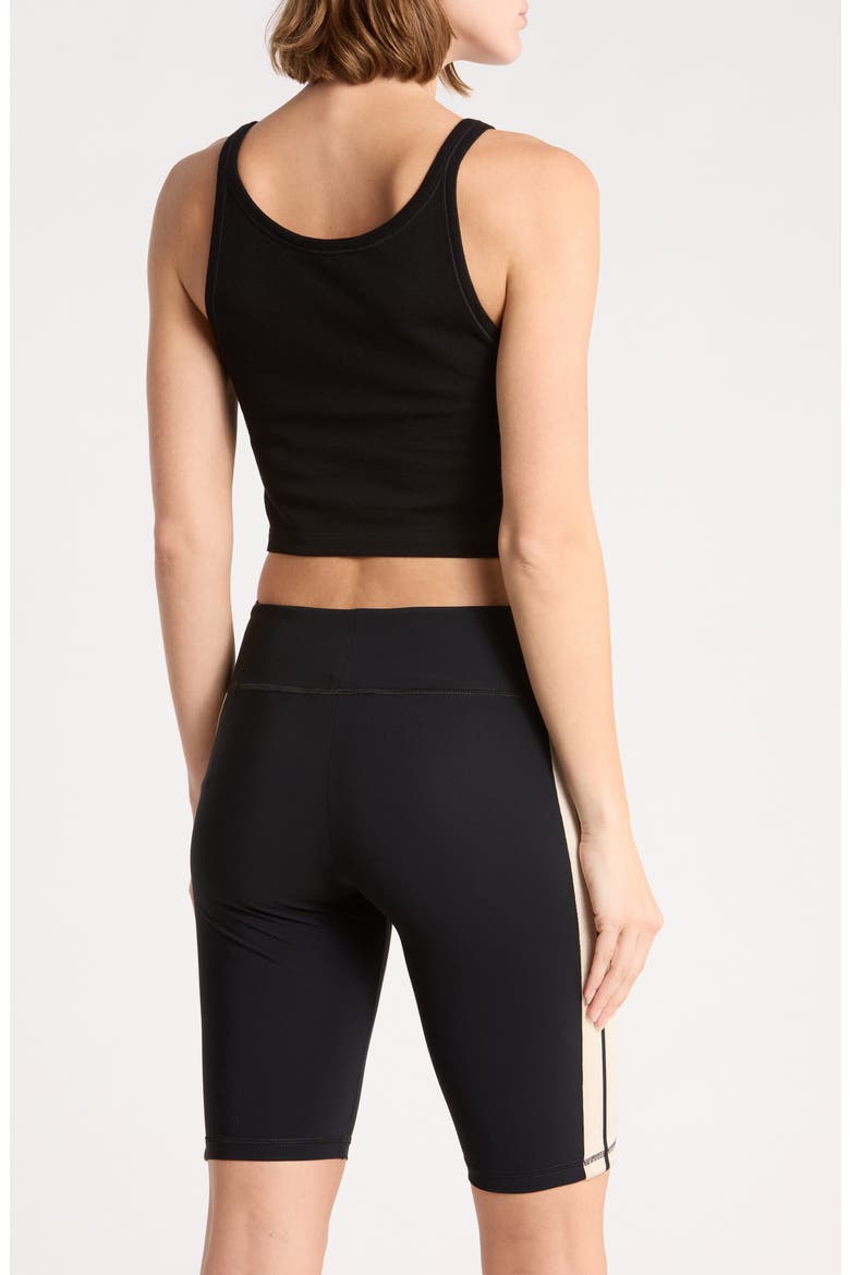 Logo Tank Top, Alternate, color, BLACK/WHITE