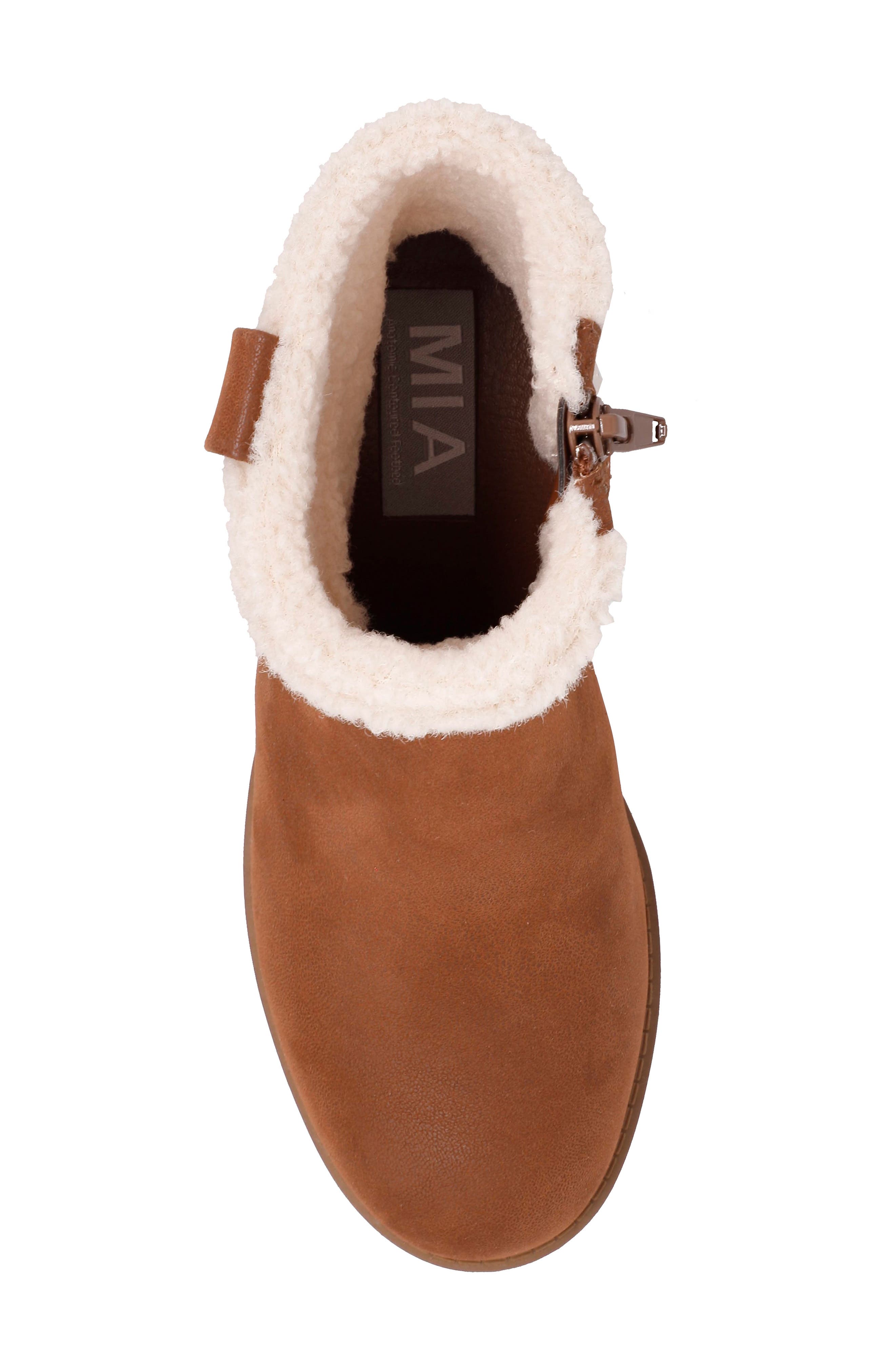 MIA Jakob Faux Shearling Bootie, Alternate, color, 