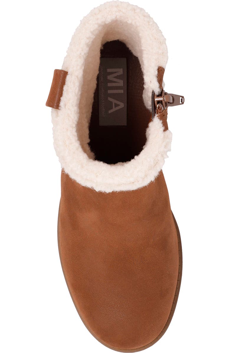 MIA Jakob Faux Shearling Bootie, Alternate, color,