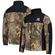 DUNBROOKE Men's Dunbrooke Camo New York Yankees Hunter Softshell Realtree Full-Zip Jacket