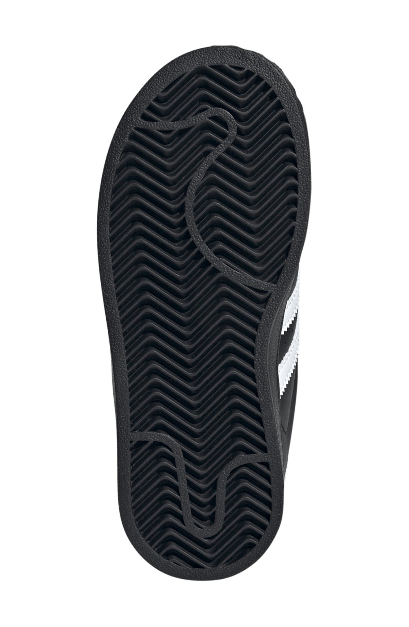 adidas Kids
 Superstar II CF C Sneaker, Alternate, color, Black/ White/ Black