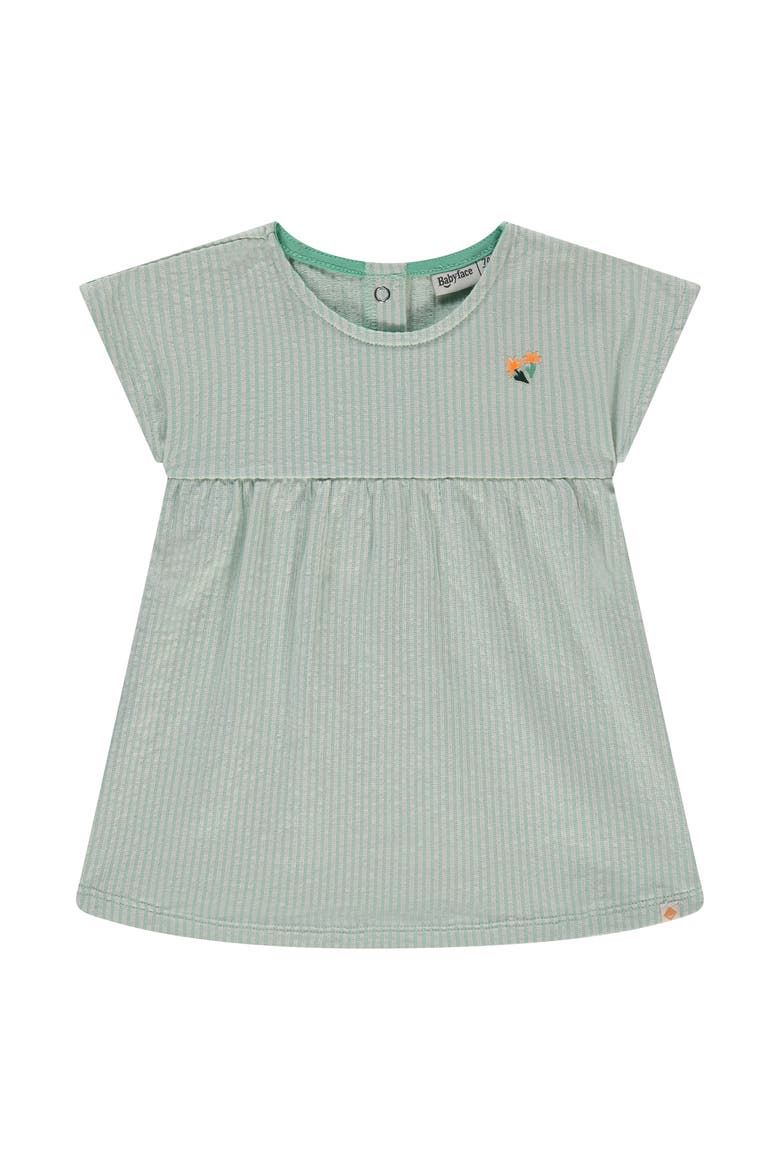 Short Sleeve Striped Dress, Main, color, Seafoam