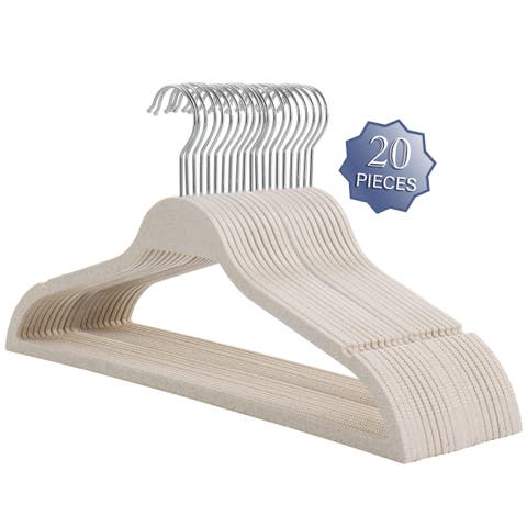 20 Piece Biodegradable Coat Hangers