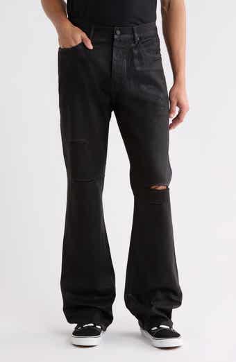 Ripped Foil Relaxed Fit Jeans