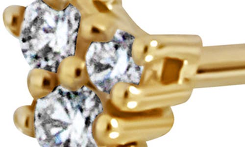 Bony Levy Getty 18k Yellow Gold Diamond Linear Drop Earrings In 18k Yellow Gold