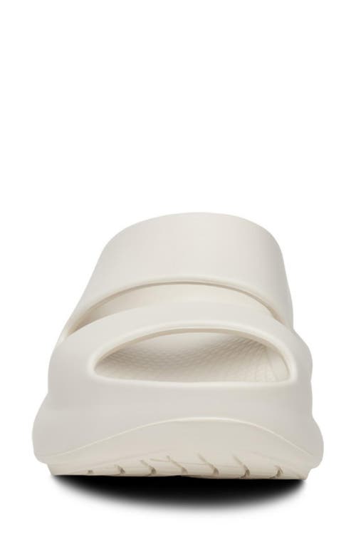 Oofos Ooyea Slide Sandal In Gray