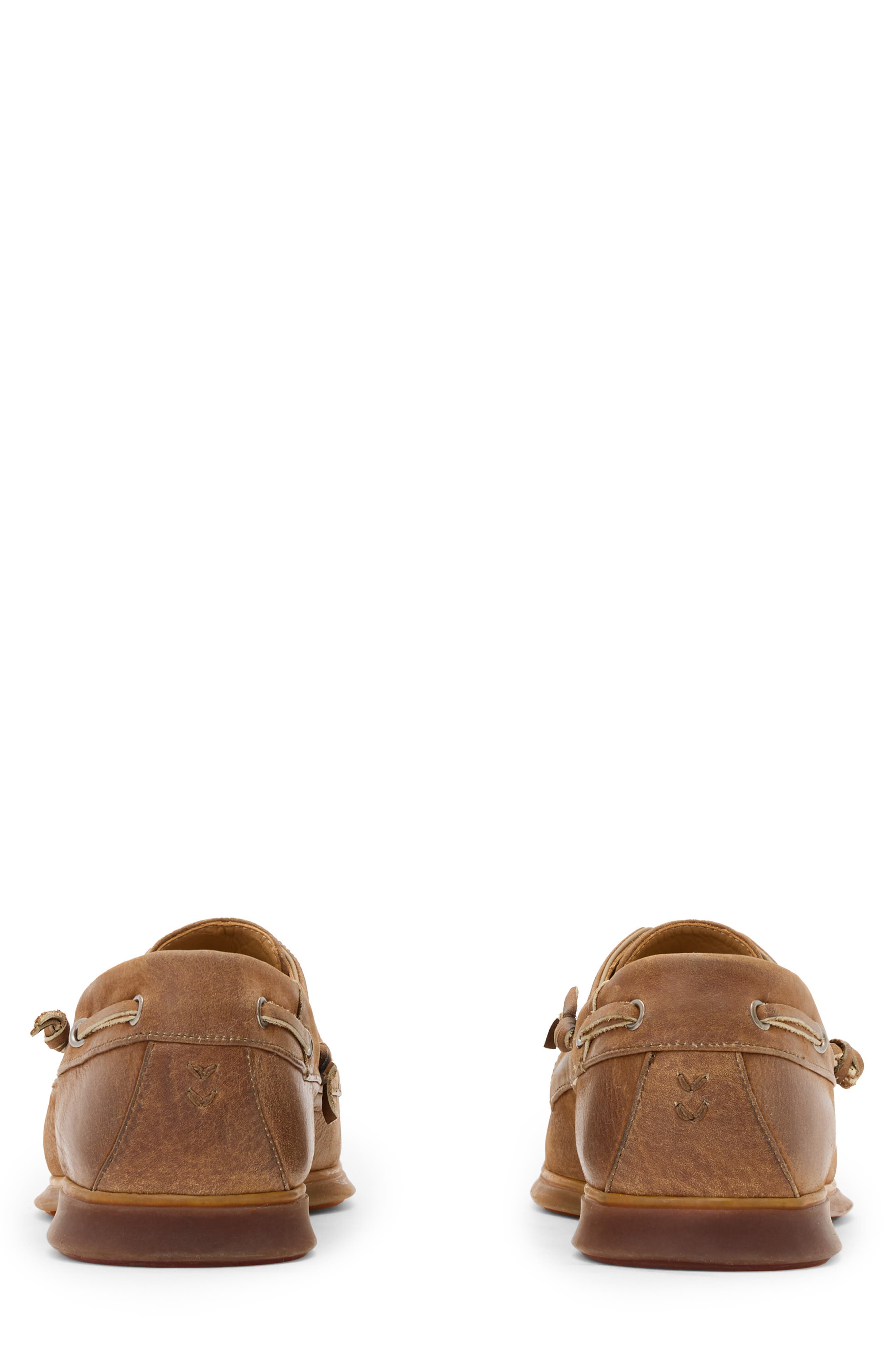 Thompson Yacht Laceless Boat Shoe, Alternate, color, WOOD BROWN